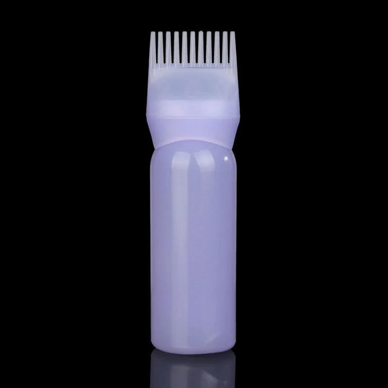 Description Picture 3 of item120ml Silicone Hair Dye Bottle Hair Oil Bottle Hair Dye Applicator Comb Dispensing Salon Hair Coloring Hairdressing Styling Tool