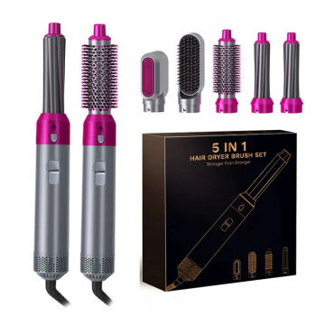 7 In 1 Hair Styler 1400W High Speed Straightener Hot Hair Brush Hot Comb Hair Multi Style Airbrush Automatic Curling Iron