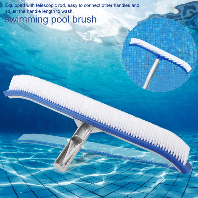 Description Picture 2 of itemSwimming Pool Brush Durable Pool Floor Wall Cleaning Tool Pool Broom Algae Remover Scrubber Cleaning Brush Head Cleaner Tool