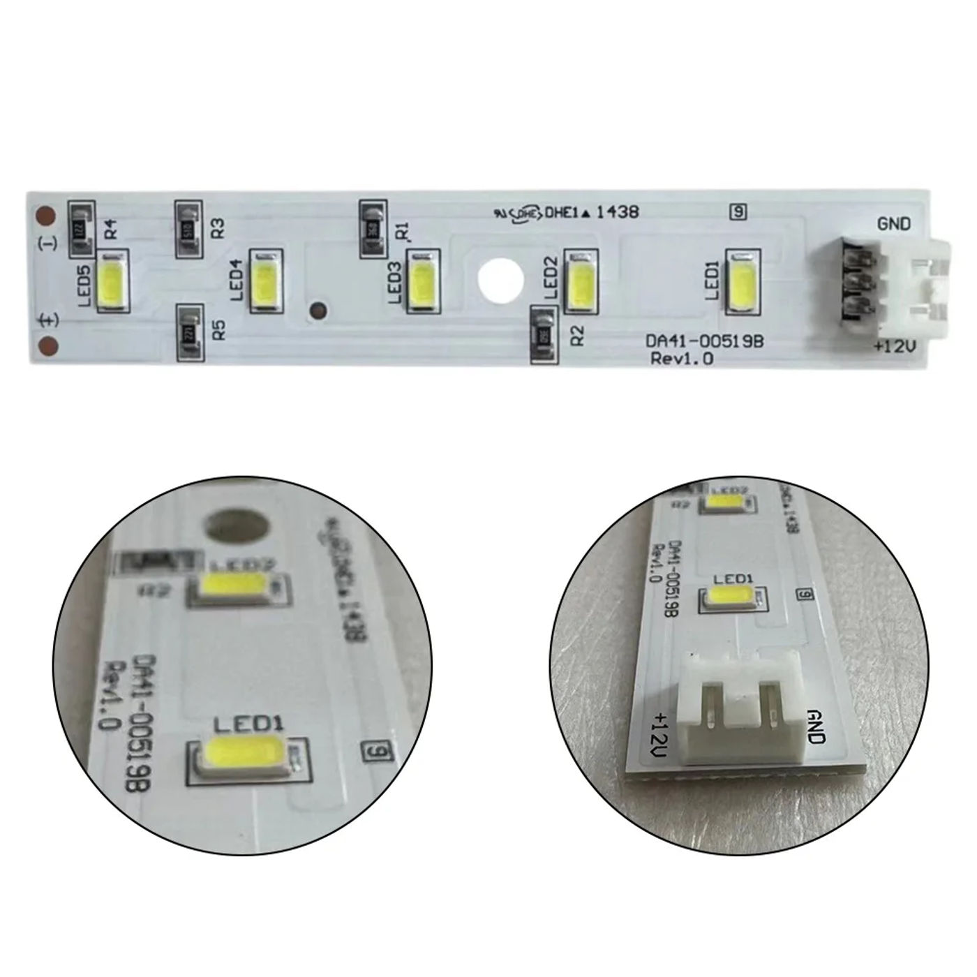 Description Picture 5 of itemEfficient LED Lighting Strip Compatible with For Samsung Refrigerator Part DA4100519B Easy Replacement Guaranteed