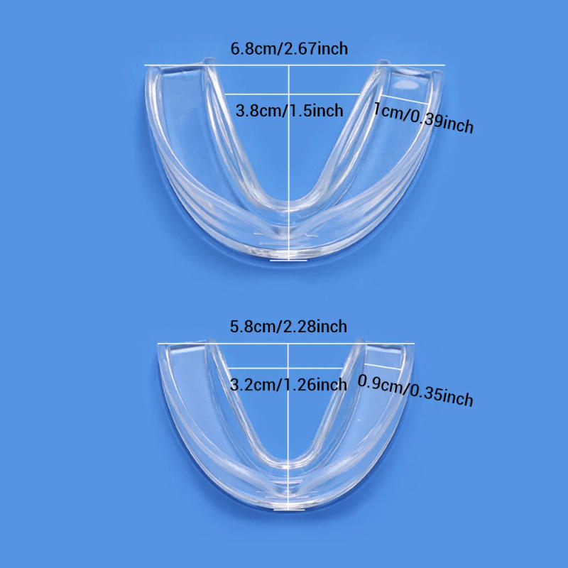Description Picture 6 of item1 Set Invisible Night Mouth Guard For Teeth Clenching Grinding Dental Bite Sleep Aid Mouth Tray Personal Health Care Sleep