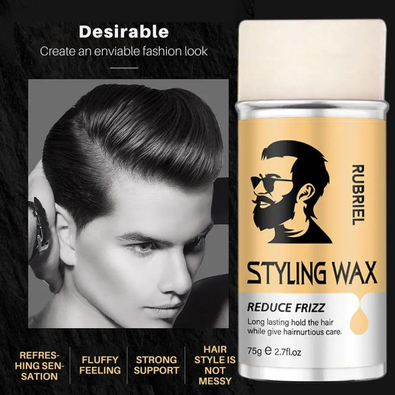 Description Picture 4 of itemHair Wax Stick Non-Greasy Moisturizing Wax For Hair Frizz Free Curly Hair Edge Products Portable Wax For Home Dating Working