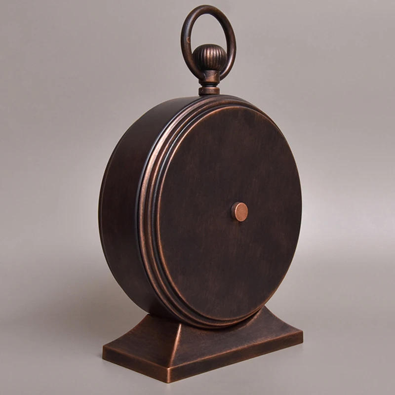 Description Picture 5 of itemVintage Clock Bedroom Silent Mechanism Table Clocks Creative Desktop Decoration Clock Nordic Interior Bedside Table Clocks