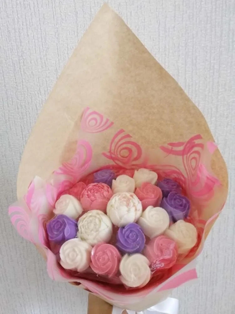 Description Picture 5 of item3D 1PCS Flower Candle Wax Silicone Soap Mold for DIY Rose Poppy Peony Gypsum Plaster Mould For Clay Decoration Resin Moulds C392