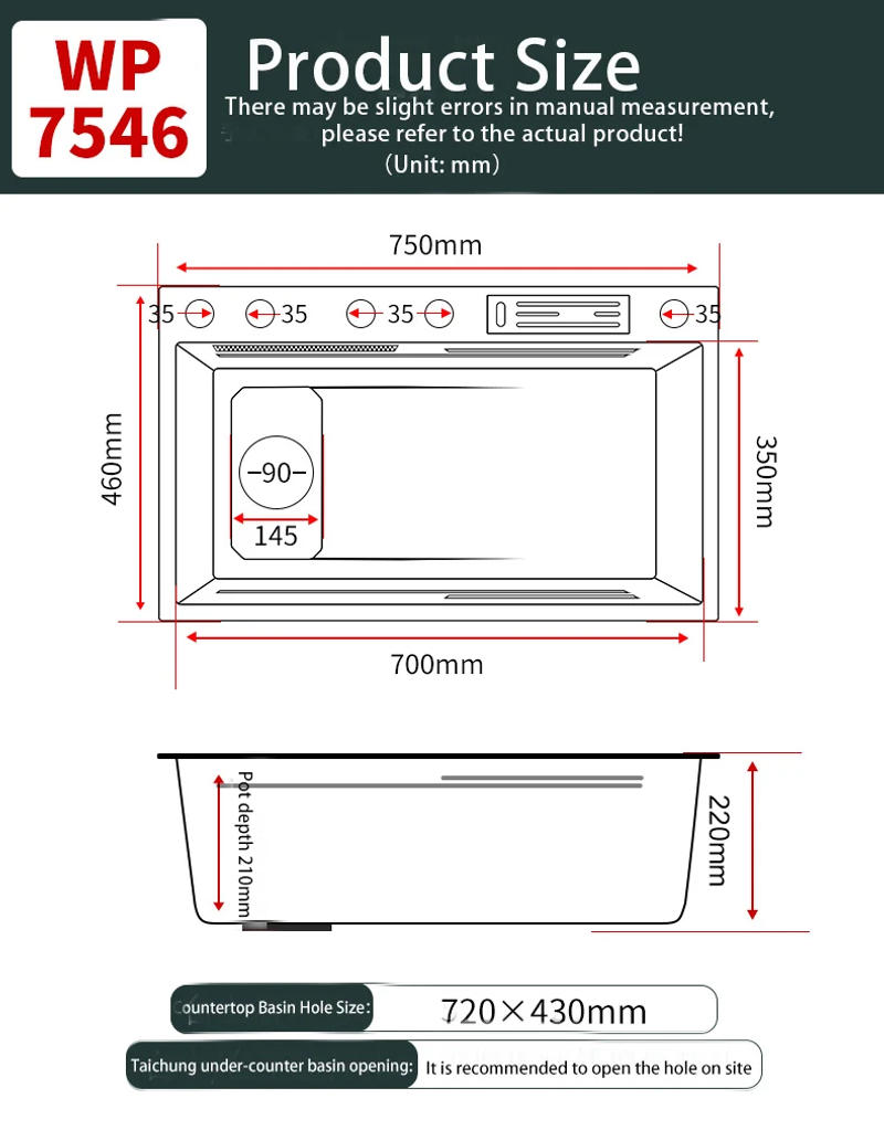 Description Picture 5 of item304 Stainless Steel Kitchen Waterfall Sink Digital Display Large Single Slot Smart Modern Kitchen Sink With Multifunction Touch