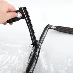 7 Styles Transparent Tarpaulin With Zipper Plants Shed Rainproof Cover Balcony Furniture Waterproof Canopy Balkon Pet House Tarp