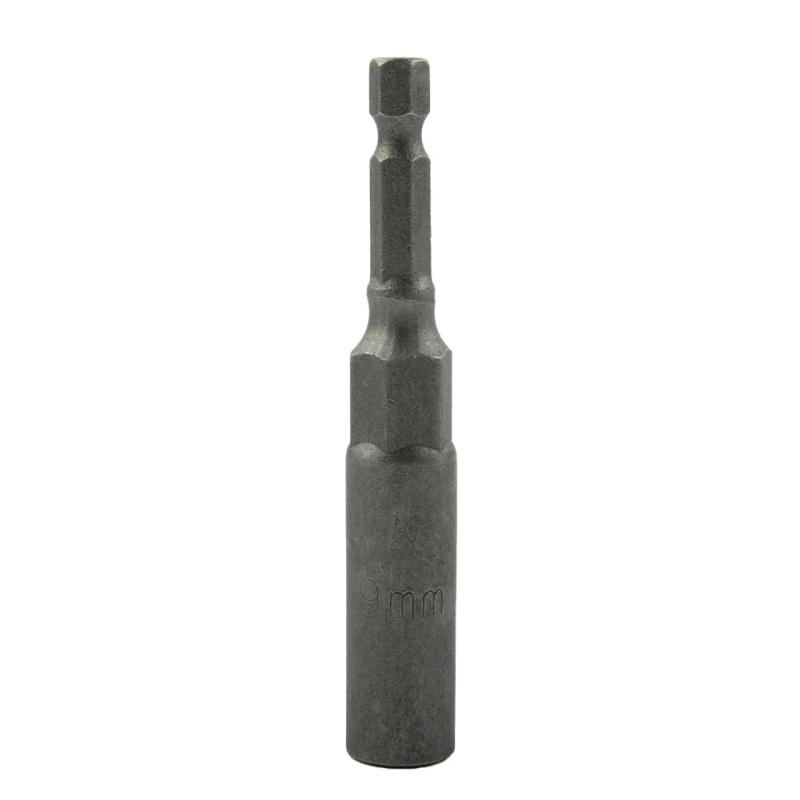 Description Picture 6 of item1PCS 80mm Length 1/4" Hex Hex Sockets 5.5-17mm Drive Magne Socket Impact Nut Bolt Drill Bits Power Drill Screwdriver Sleeve