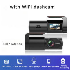 ADAS Driving Assistance Car Dvr Camera Dash Single Lens Dashcam Loop Recording Black Box Cam USB Mini 1080P With WiFi 1.0 Inch