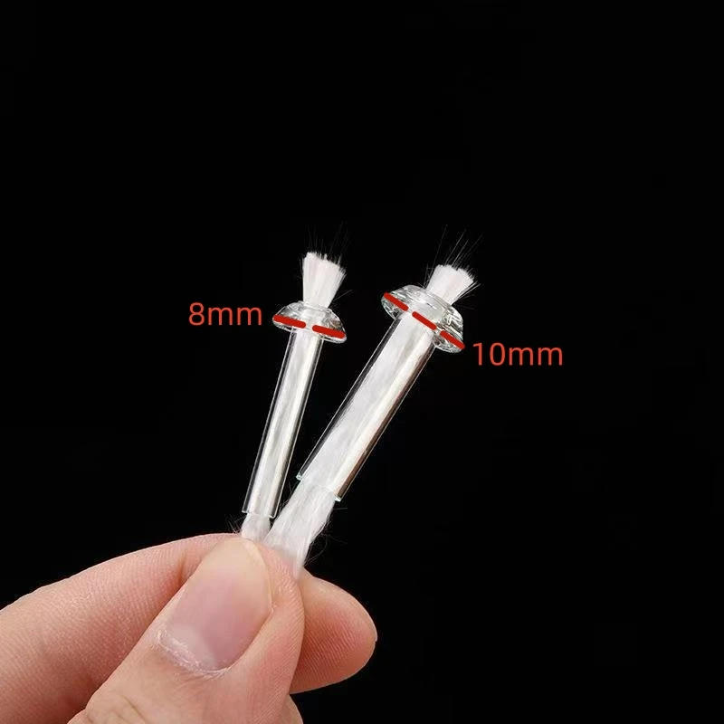 Description Picture 4 of item6Pcs Round Fiber Cotton Wick With Glass Holder for Kerosen Oil Lamp Alcohol Wine Bottle