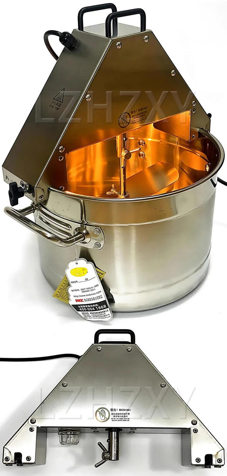 Description Picture 5 of itemFood Stirrer Pot 10L Stir-fry Machine Food Jam Sauce Mixing Wok 220V Automatic Stir Fry Machine