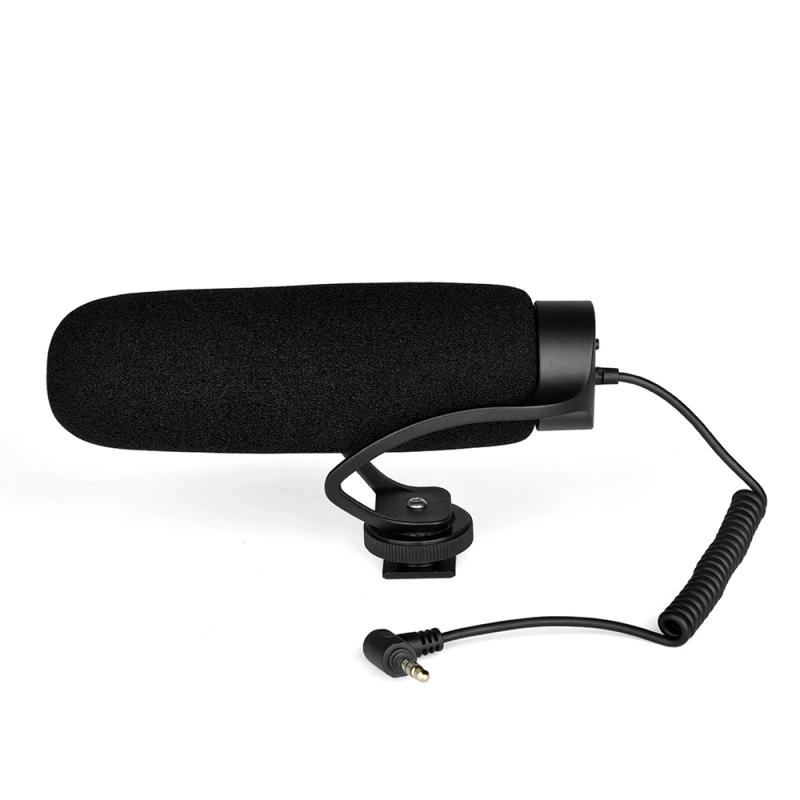 Description Picture 5 of itemYELANGU On-camera Microphone with Windproof Foam & 3.5mm Audio Cable for DSLR Camera & DV Camcorder