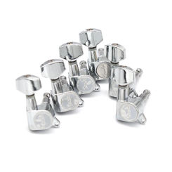 6R Guitar Tuning Pegs Machine Heads Small handle for TL ST Electric Guitar with Logo