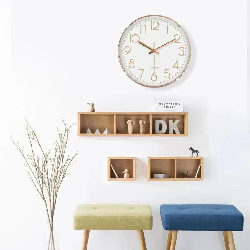Description Picture 4 of item8 Inch Wall Clock Modern Design Silent Battery Operated Non-Ticking Decorative Clock for Bedroom Kitchen School Office Home Deco