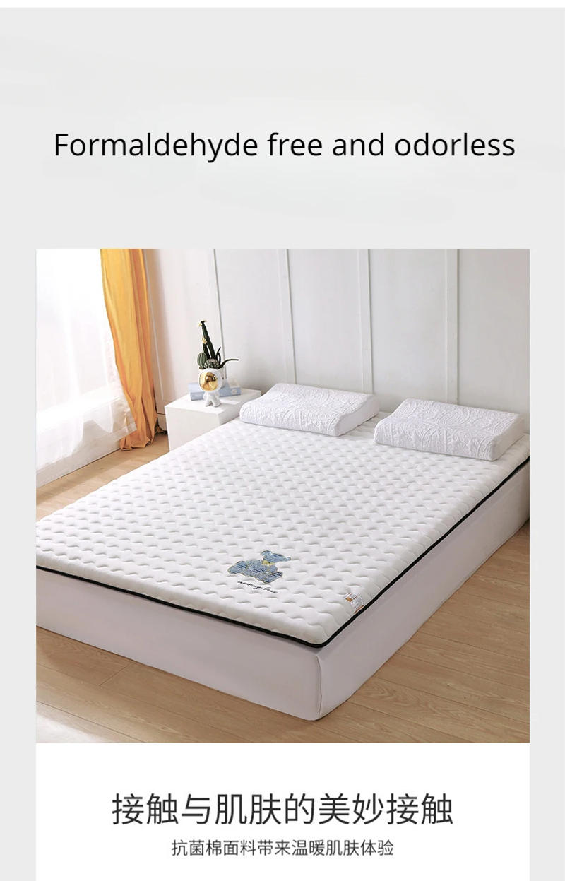 Description Picture 4 of itemHigh Elastic Mattress Cotton Soft Foam Tatami Mattress Interlayer Latex Thickened Sponge Mattress Folding Mattress