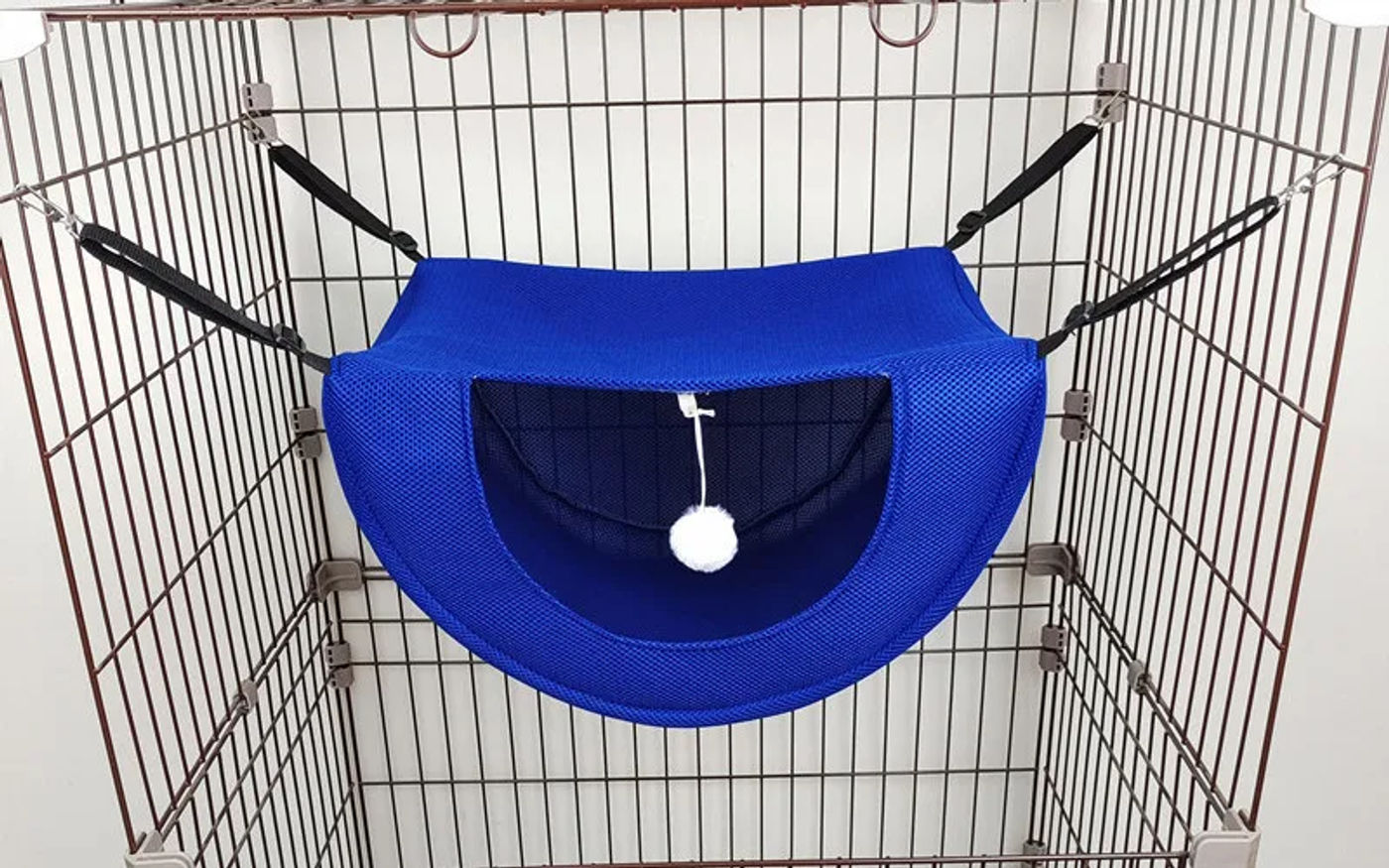 Description Picture 5 of itemMesh Cat Cage Hammock Cat Sunny Window Seat Mount Pet Cat Hammock Comfortable Pet Bed Shelf Seat Beds cama para gatos고양이 숨숨집