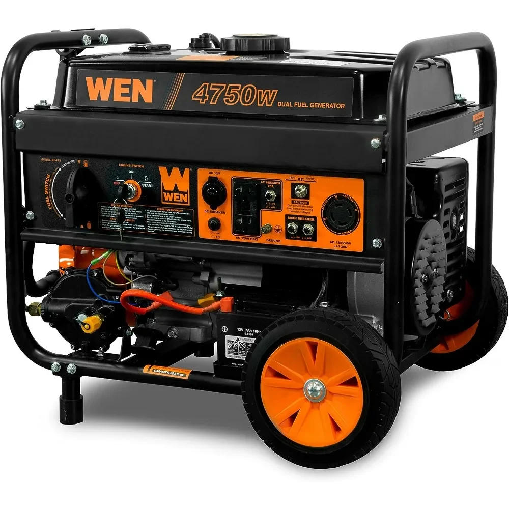 Description Picture 2 of itemDF475T Dual Fuel 120V/240V Portable Generator with Electric Start Transfer Switch Ready, 4750-Watt, CARB Compliant