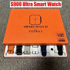7 Watch Straps New S900 Ultra Smartwatch 2.2HD Amoled Circular Screen ECG Monitoring Reloj Inteligente with Protective Case