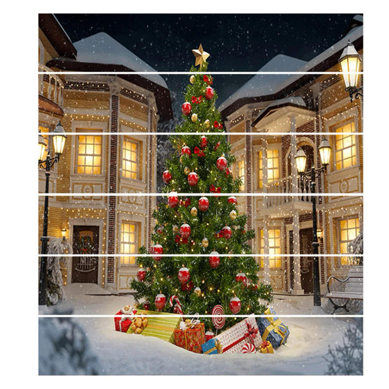 Description Picture 4 of itemChristmas Stairs Stickers Decoration Santa Claus Tree Snowman Staircase Upholstery Decor Wallpaper Ladder Covers Stairway Decal