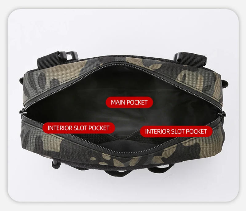 Description Picture 4 of itemFishing Vest Bag Men's Camo Fishing Lures Utility Tackle Chest Bags Waist Pack Outdoor Mountaineering Camping Hiking EDC Hunting