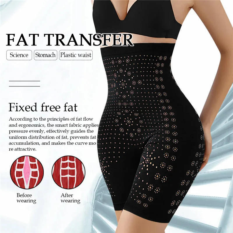 Description Picture 4 of itemNew Ionstech Unique Fiber Restoration Shaper Women Tummy Control Panties High Waist Slimming Shorts Waist Trainer Body Shaper