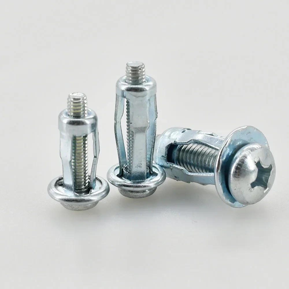 Description Picture 4 of itemM4 M5 M6 M8 Jack Nut Screw Set Molly Panel Clamp Expansion Petal Shape Metal Rivet Nut Bolt Set Pop Nuts For Car License Plate