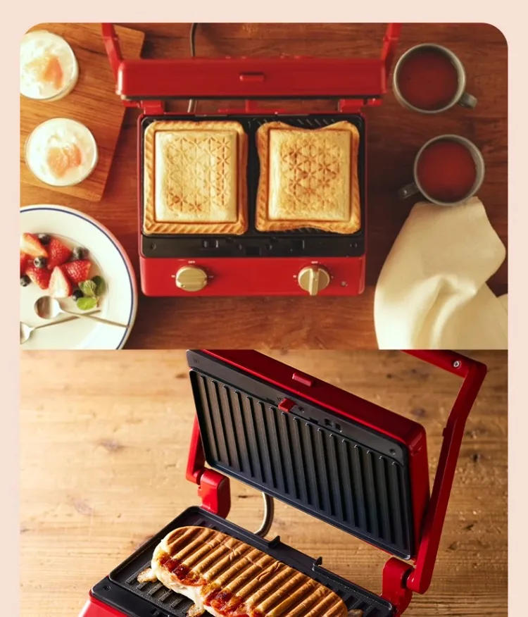 Description Picture 6 of item220V BRUNO Large Sandwich Maker Breakfast Machine Toaster Grill Multifunctional Home Use C