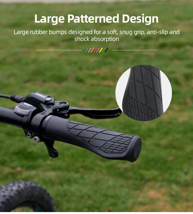Description Picture 3 of itemThinkRider Bicycle Grips Soft Rubber For MTB Mountain Bike Shockproof Anti-Slip Handlebar Cycling Handle Bar Parts