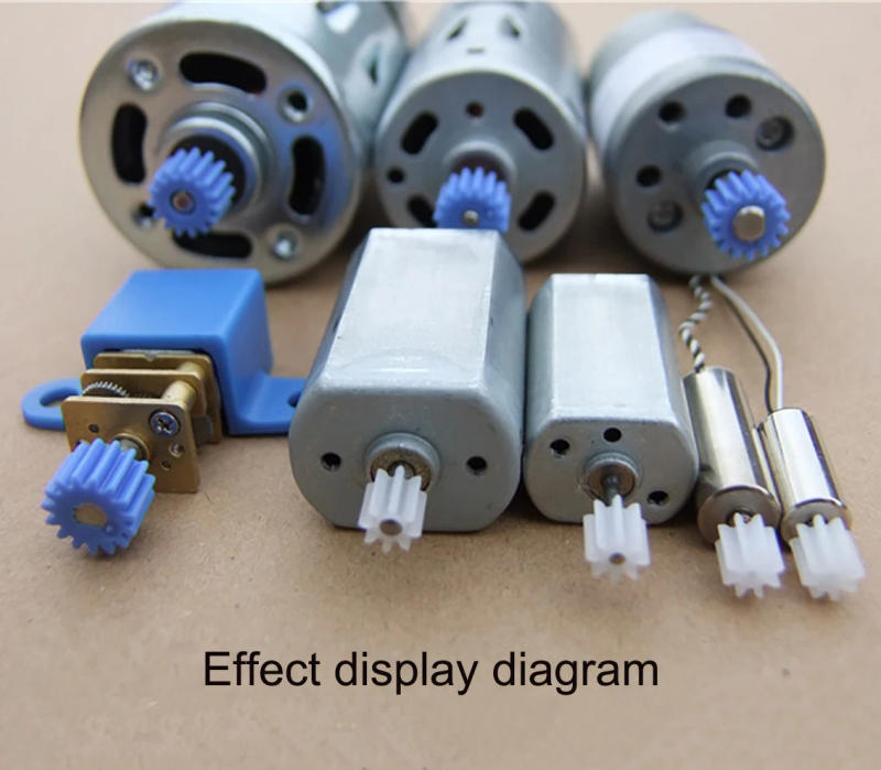 Description Picture 4 of item102A-183A Modulus 0.5 Plastic Shaft Single Layer Gears 0.5M Reduction Wheels Toys DIY Part Accessories