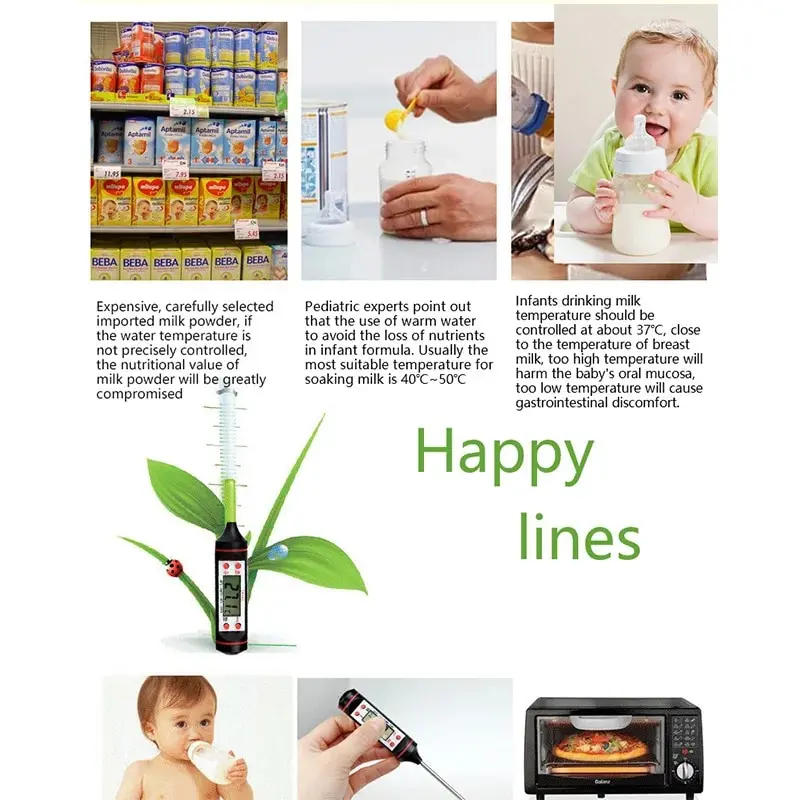 Description Picture 4 of itemTemperature Meter Gauge Tool New Meat Thermometer Kitchen Digital Cooking Food Probe Electronic BBQ Cooking Tools