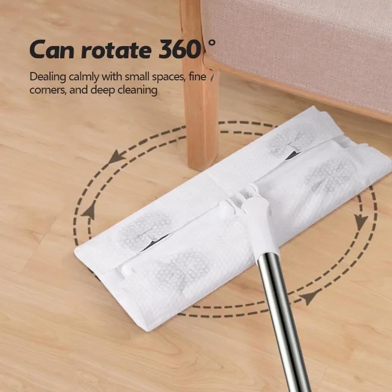 Description Picture 4 of item35PCS Dry Sweeping Cloths Disposable Duster Refills Mop Pads for Cleaning Scrubbing Flooring Sweeper Broom Electrostatic Cloths