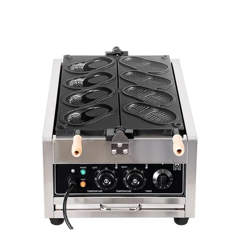 Description Picture 6 of itemElectric Shoe-Shaped Waffle Making Machine Set Non-Stick Coated 4pcs Commercial Bread Baker Shoe Form Maker for Kitchen