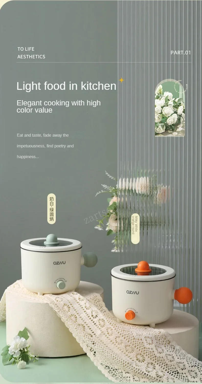 Description Picture 5 of itemElectric Multi Cooker Portable Rice Cookers Hotpot Saucepan Stew Heating Pan Ramen Noodles Pot for Home and Kitchen Appliance