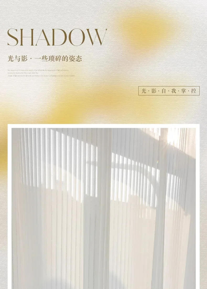 Description Picture 2 of itemN3092 2024 light-impermeable white bay window balcony screen