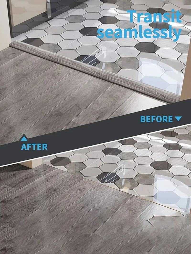 Description Picture 3 of item1pcs Self-Adhesive Vinyl Transition Strip -6.56ft Laminate Floor Divider For Joining Floor Gaps And Carpet Thresholds!