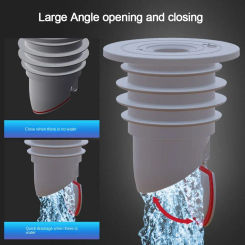 Insect Prevention One Way Valve Anti odor Shower Drainer Sewer Pipe Sealing Ring Water Pipe Plug Floor Drain Drain Cover