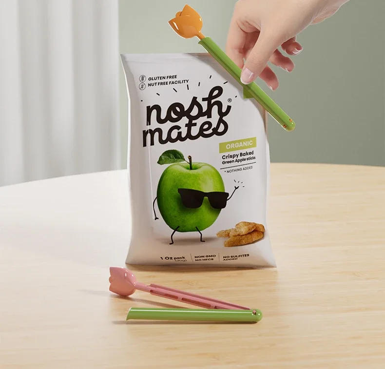 Description Picture 4 of itemFood Sealing Clip Household Food Bag Clip Tulip Shaped Tea Snacks Moisture-proof Dustproof Sealing Clips Bag Home Accessories