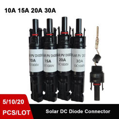 1/5/10/pcs 10A 15A 20A 30A Solar PV DC diode connection Blocking Diode to connect solar panels in parallel Solar diode connector