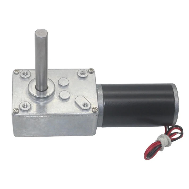 Description Picture 4 of itemDC 12V 24V DC Motor Reduction Motor Self-lock Motor Worm Geared Motors High Torque for Curtain Machine Billboard Home Equipment