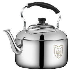 4/5/6L Tea Kettle Stovetop Whistling Teapot Stove Top Whistling Tea Kettle Stainless Steel Teapot Large Capacity Tea Kettle Pot