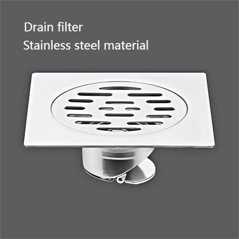 Description Picture 4 of itemStainless steel floor drain bathroom drain filter screen down pipe valve deodorant insect blocking drainage pipe equipment