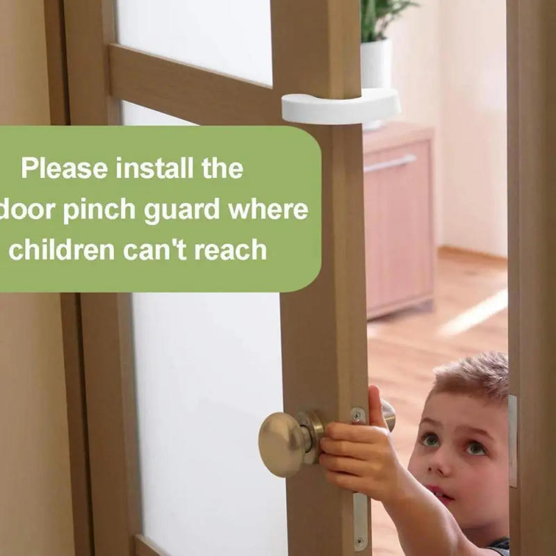 Description Picture 4 of itemFinger Pinch Guard Protectors Stopper Guard Pinch Door Soft Child Safety Door Finger Pinch Guard Hinge Protector For Cabinet