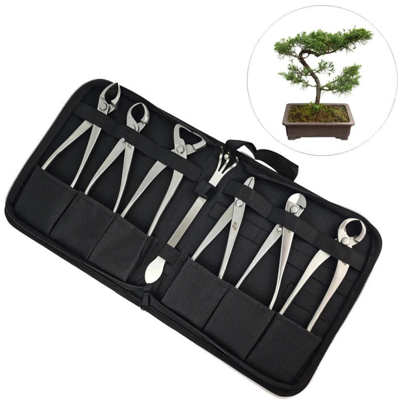Description Picture 3 of itemBonsai tool Set Kit Stainless Steel Bonsai Scissors Knob Cutter Jin Pliers Trunk Splitter Garden Pruning Styling Tools