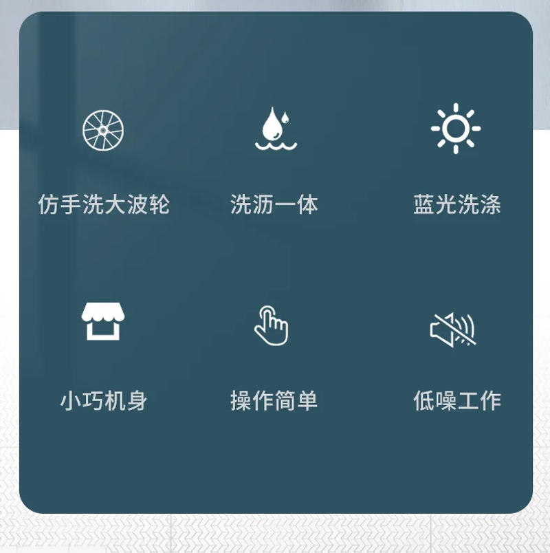 Description Picture 3 of item220V German Semi Automatic Washing Machine Compact Washer Spin Dryer for Home Dormitory Rental AO