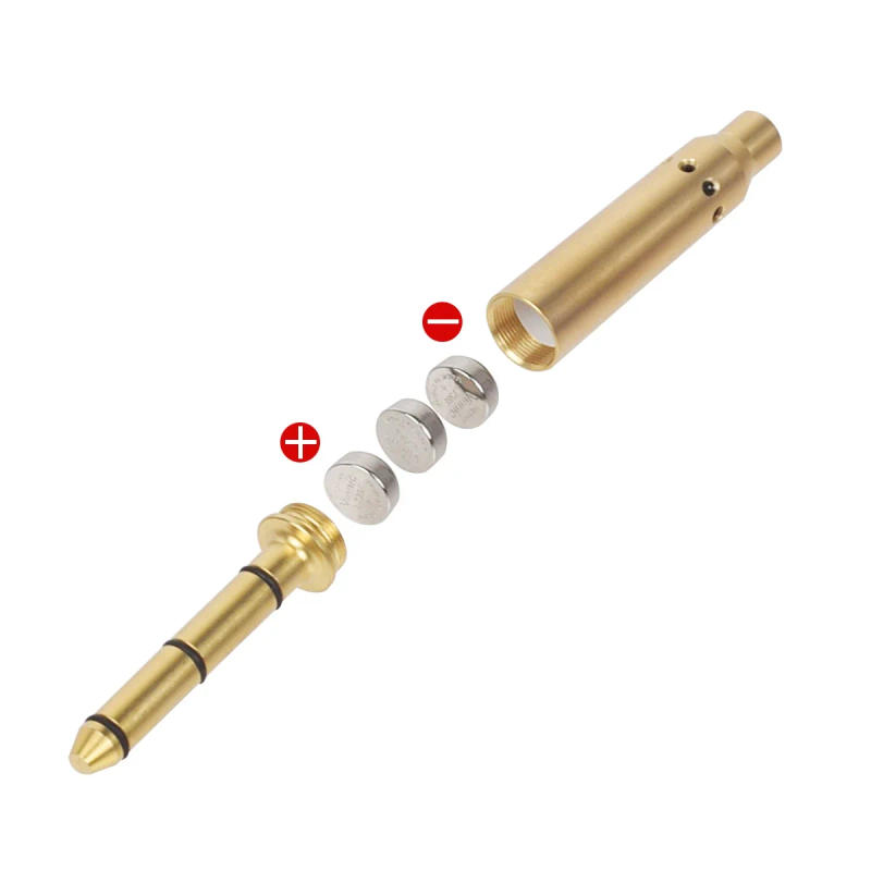 Description Picture 4 of itemTactical Green Bore Laser Boresighter .177 .22LR .38SPL 9MM .45ACP Rifle Caliber Lasers Glock 17 19 1911 Hunting Sight