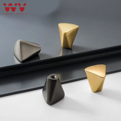WV Black Golden Bedroom Cupboard Handle Kitchen Cabinet Storage Wardrobe Door Knob Dressers Furniture Drawer Pulls Bar Handle