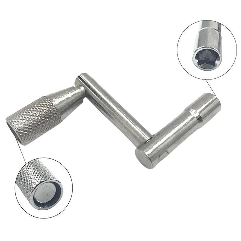 Description Picture 4 of itemSwivel Drum Tuning Key Z Type Key Standard Square Wrench 5.5mm 6.7 X 4.9cm Percussion Parts Accessories For Lovers Universal