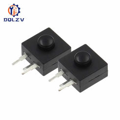 Flashlight Button Switch YT-213WD 213WD Lateral 3Pins Feet 12 * 12 mm Self-Locking Switch NO-OFF-ON 2 Open 1 Close 30V 1A
