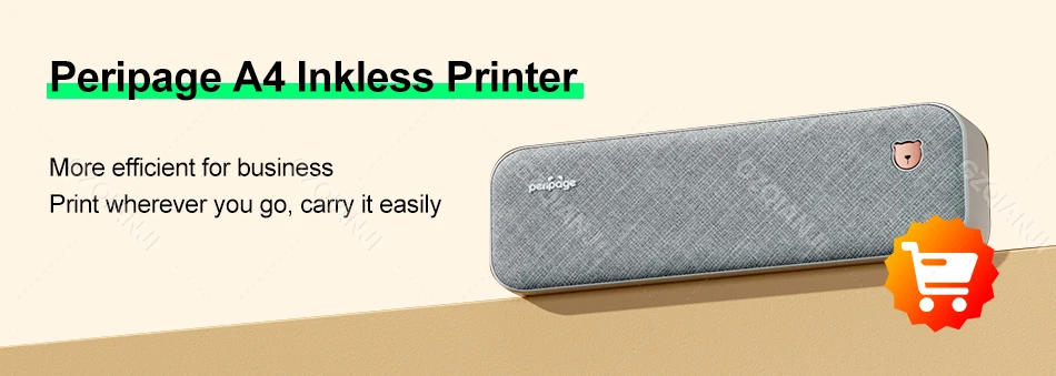 Description Picture 2 of itemOriginal PeriPage A40 Official Thermal Paper Rolls Folded A4 210X30mm /210X297mm  Thermal Fax Machine & Transfer Tattoo Paper