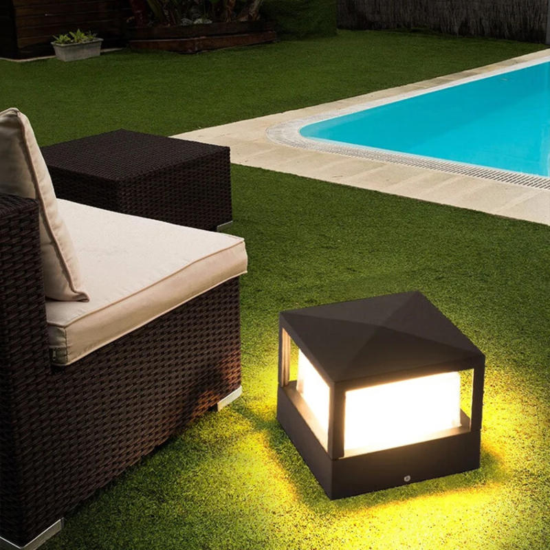 Description Picture 3 of itemOutdoor Waterproof Wall Lamps Column Headlamp Courtyard Lawn Lamp Fence Column Lamp Garden Villa Landscape Decor Wall Lights