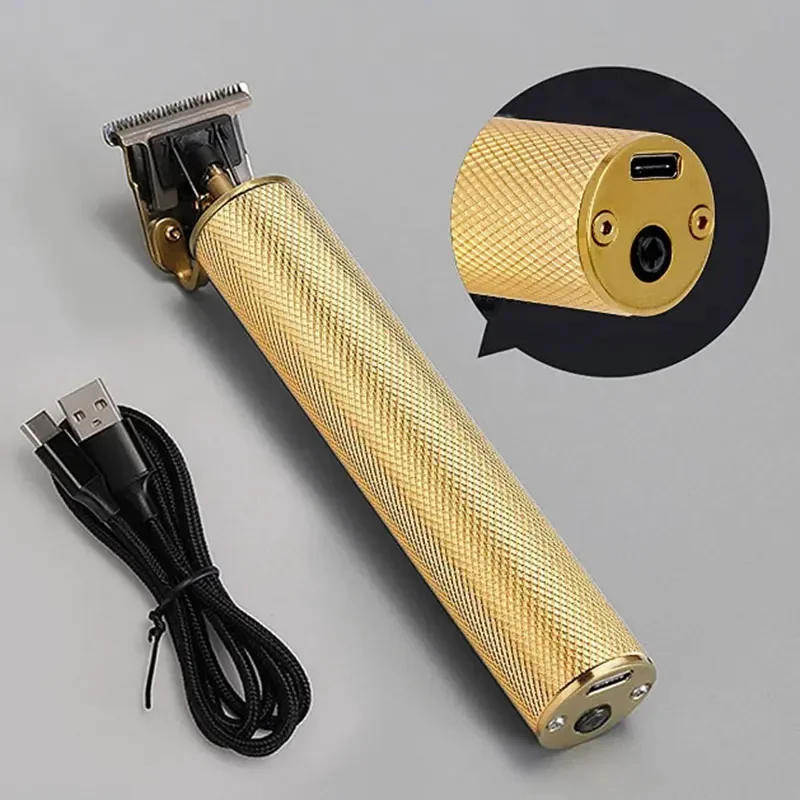 Description Picture 3 of itemProfessional Cordless Hair Clipper Machine Trimmer Baldheaded Hair Clipper Zero Gapped Detail Beard Shaver for Men